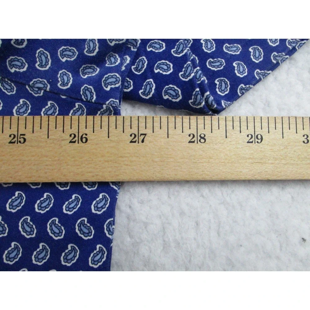 Polo‎ Ralph Lauren Shirt Mens Size XL TG Blue Geometric Classic Fit Cotton Golf